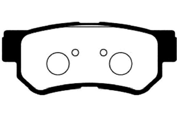 KAVO PARTS Комплект тормозных колодок, дисковый тормоз BP-3013